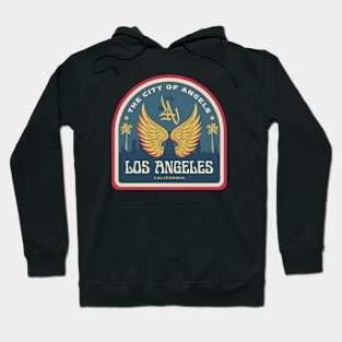 Vintage Los Angeles Print Hoodie